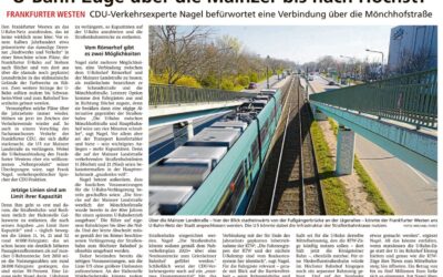 U-Bahn-Züge über die Mainzer bis nach Höchst?
