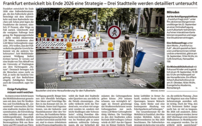 Weniger Theorie mehr Praxis fordert Frank Nagel zur Fußverkehrsstrategie