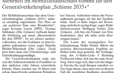 Frank Nagel setzt auf U-Bahn Verbindung zur Sachsenhäuser Warte
